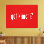 Kimchi? Canvas Afdruk (Insitu (Woonkamer))