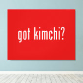 Kimchi? Canvas Afdruk (Insitu (Houten vloer))