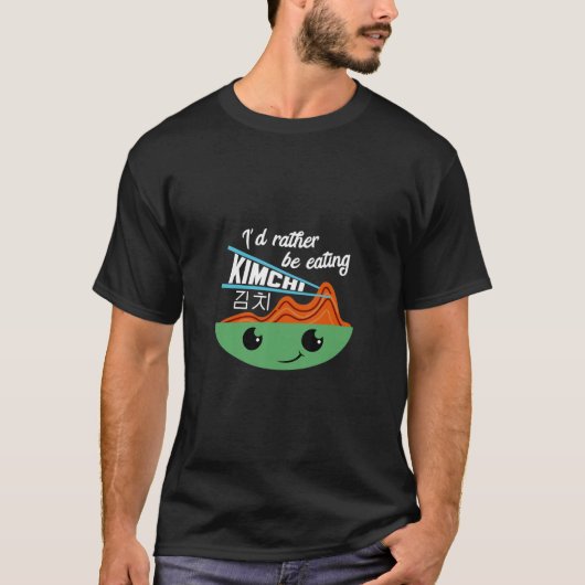 Kimchi Cute Korean Fermented Food T-Shirt (Voorkant)