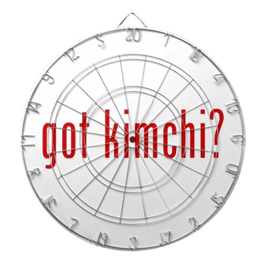 Kimchi? Dartbord (Voorkant)