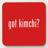 Kimchi? Drankjes Onderzetter (Voorkant)