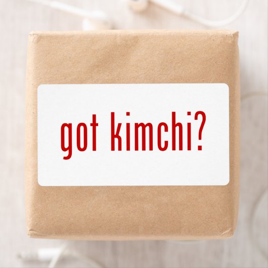 Kimchi? Etiket (Insitu)