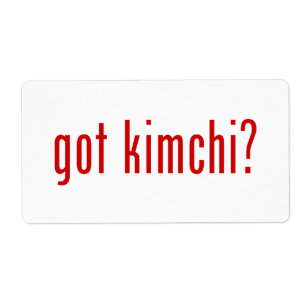 Kimchi? Etiket