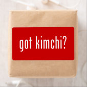 Kimchi? Etiket (Insitu)