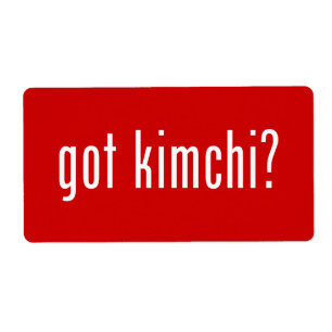 Kimchi? Etiket