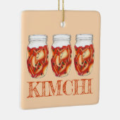Kimchi Fermented Cabbage Korean Food Cuisine Keramisch Ornament (Rechts)
