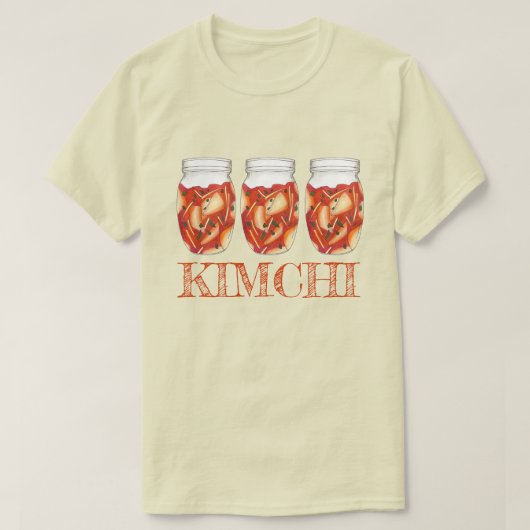 Kimchi Fermented Cabbage Korean Food Cuisine T-shirt (Design voorkant)