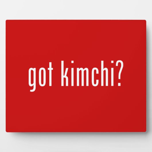 Kimchi? Fotoplaat (Voorkant)