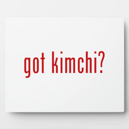 Kimchi? Fotoplaat (Voorkant)