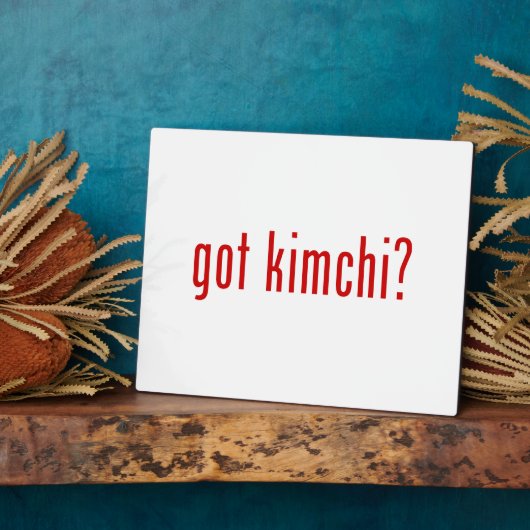 Kimchi? Fotoplaat (Zijkant)