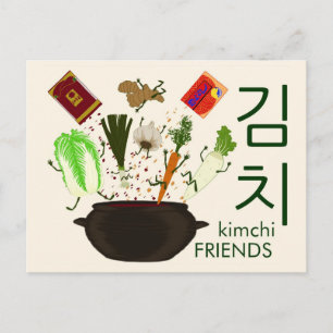 Kimchi Friends Briefkaart