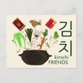 Kimchi Friends Briefkaart (Voorkant)