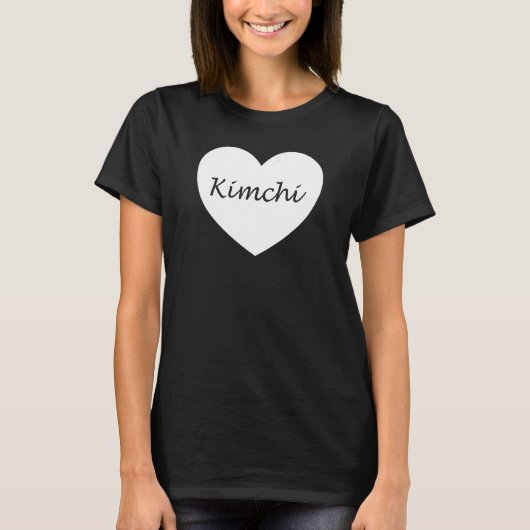 Kimchi Hart Kleding Uniek Kimchi Ontwerp T-shirt (Voorkant)