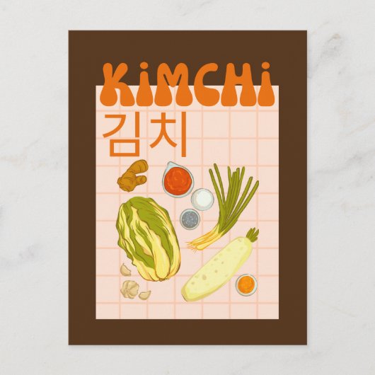 Kimchi Holiday Briefkaart (Voorkant)