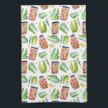 Kimchi Ingredients Spicy Fermentation Waterverf Theedoek<br><div class="desc">Bekijk dit supercoole,  frisse en leuke fermentatiepatroon. Kimchi ingrediënten vliegen rond op deze schattige keukenhanddoek. Met de hand geschilderd in de waterverf voor jou! En controleer mijn winkel op meer producten en design! En natuurlijk in contact als je iets op maat wilt.</div>