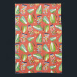 Kimchi Ingredients Spicy Fermentation Waterverf Theedoek<br><div class="desc">Bekijk dit supercoole, frisse en leuke fermentatiepatroon. Kimchi ingrediënten vliegen rond op deze schattige keukenhanddoek. Met de hand geschilderd in de waterverf voor jou! En controleer mijn winkel op meer producten en design! En natuurlijk in contact als je iets op maat wilt.</div>