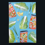 Kimchi Ingredients Waterverf Fun Fermentation Theedoek<br><div class="desc">Decoreer je keuken met deze leuke keukenhanddoek. Het maakt een geweldige vakantie,  het huishouden of een bruiloft cadeau! U kunt het aanpassen en tekst ook toevoegen. Bekijk mijn winkel voor veel meer kleuren en patronen!</div>