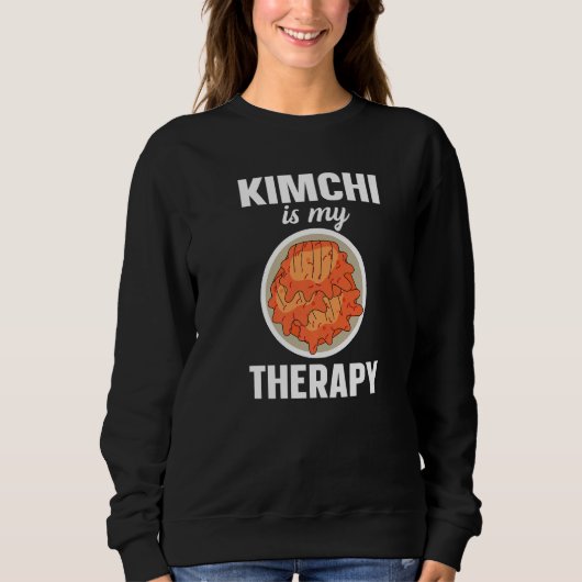 Kimchi Is My Therapy Koreaans eten   Trui (Voorkant)