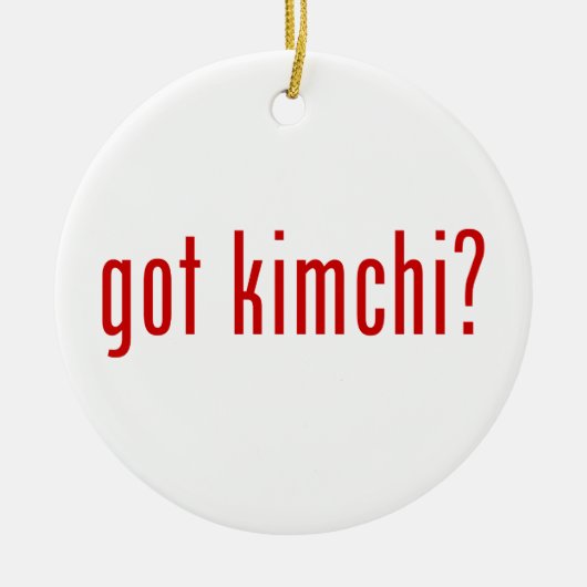 Kimchi? Keramisch Ornament (Voorkant)