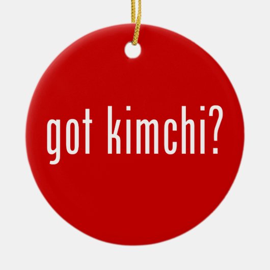 Kimchi? Keramisch Ornament (Voorkant)