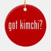 Kimchi? Keramisch Ornament (Achterkant)