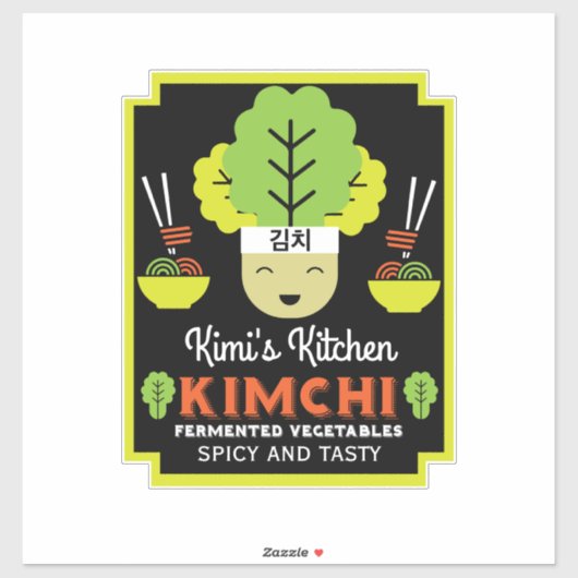 Kimchi Keuken Home Made Food Sticker (Vel)