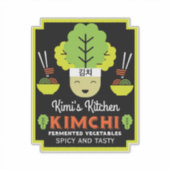 Kimchi Keuken Home Made Food Sticker (Voorkant)