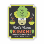 Kimchi Keuken Home Made Food Sticker (Voorkant)