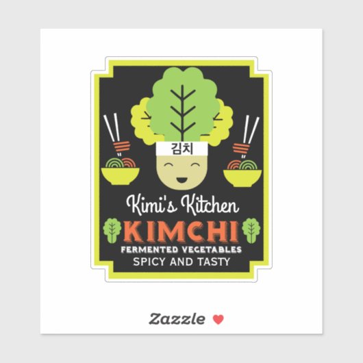 Kimchi Keuken Home Made Food Sticker (Vel)