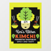 Kimchi Keuken Thuisgemaakte Maaltijden Raamsticker (Vel)