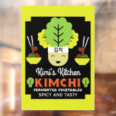 Kimchi Keuken Thuisgemaakte Maaltijden Raamsticker (Vel 2)