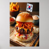 Kimchi Kick Burger 24x36 Poster (Voorkant)