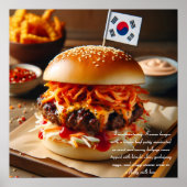 Kimchi Kick Burger Poster (Voorkant)
