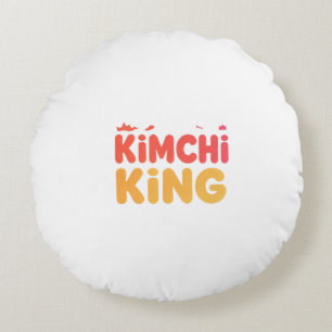 Kimchi King Rond Kussen