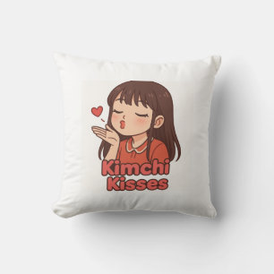 Kimchi Kisses – Schattige Kawaii T-shirt voor Food Kussen