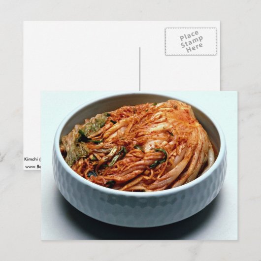 Kimchi (Koreaanse augurken) Briefkaart (Voorkant / Achterkant)