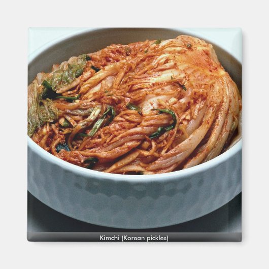 Kimchi (Koreaanse augurken) Magneet (Voorkant)