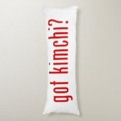 Kimchi? Lichaamskussen (Voorkant Verticaal)
