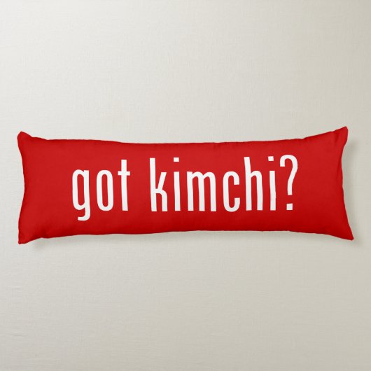 Kimchi? Lichaamskussen (Achterkant)