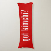 Kimchi? Lichaamskussen (Voorkant Verticaal)