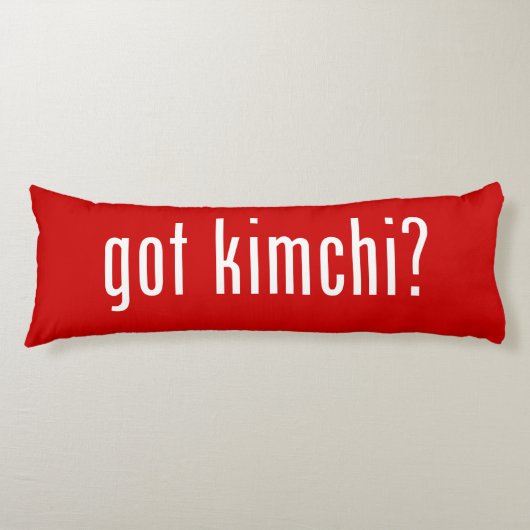 Kimchi? Lichaamskussen (Voorkant)