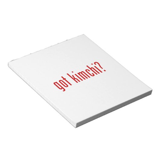 Kimchi? Notitieblok (Schuin)