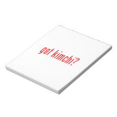 Kimchi? Notitieblok (Linkerzijde)