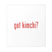 Kimchi? Notitieblok (Voorkant)