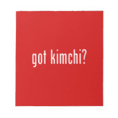 Kimchi? Notitieblok (Voorkant)