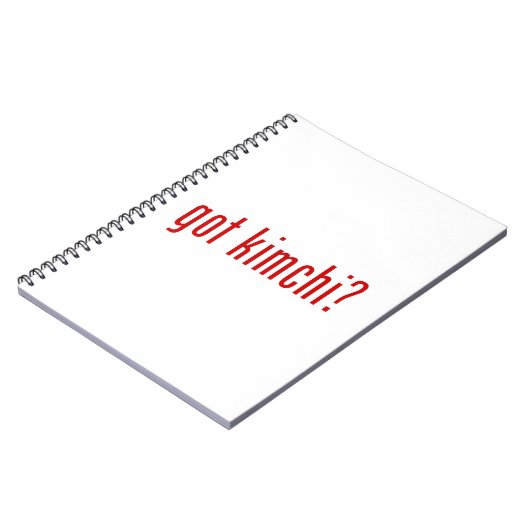 Kimchi? Notitieboek (Linkerzijde)