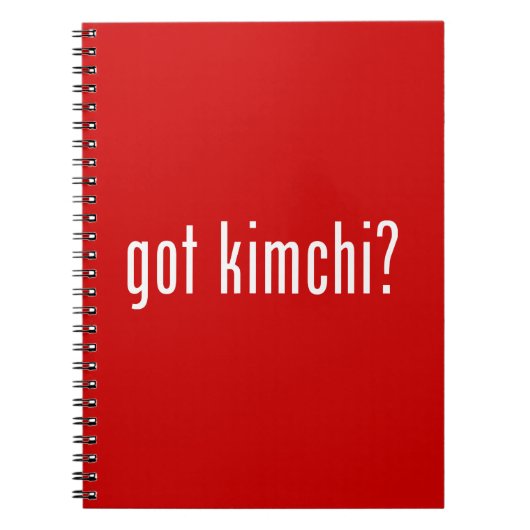 Kimchi? Notitieboek (Voorkant)