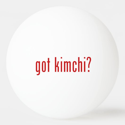 Kimchi? Pingpongbal (Achterkant)