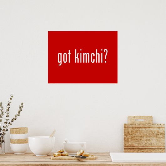 Kimchi? Poster (Keuken)