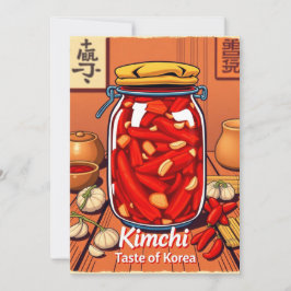 Kimchi - smaak van Korea Kaart